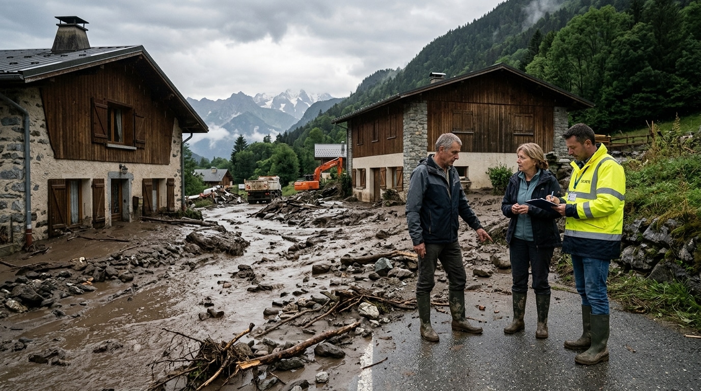 Coulée de boue en Haute-Savoie : ce que rembourse vraiment l'assurance après un orage