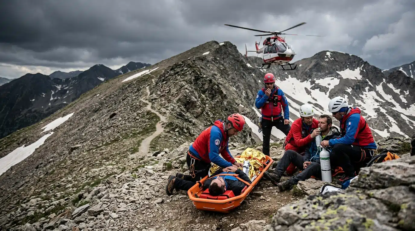 Deux randonneurs frappés par la foudre à 2 700 mètres sur le GR10, pronostic vital réservé