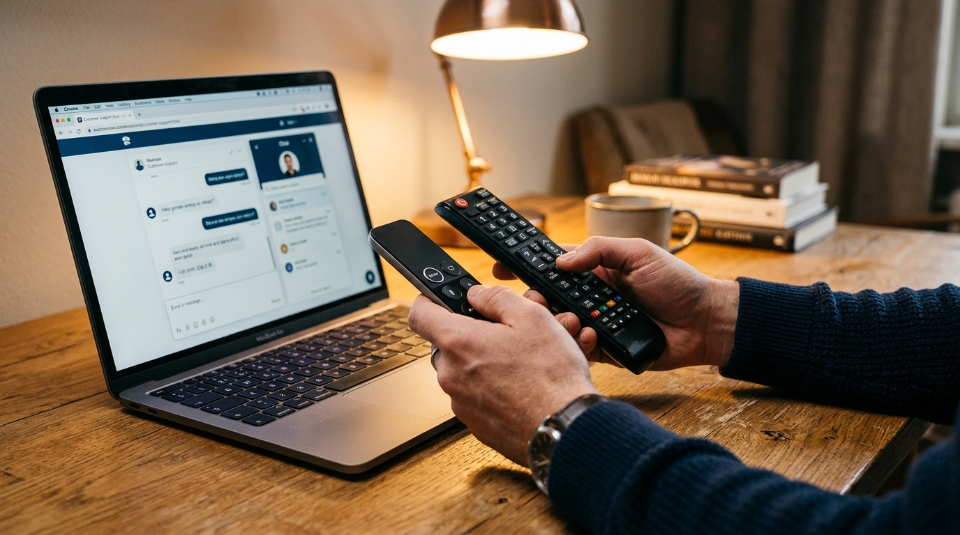 Client contactant le support pour un remboursement Disney+