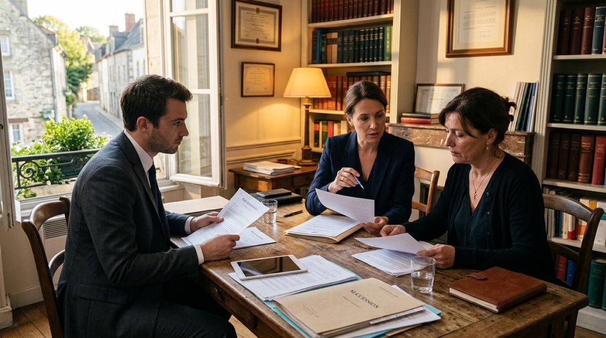 Editorial press photograph illustrating: Ton banquier facture ta succession après un décès en famill