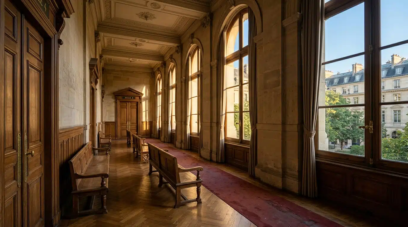 Couloir du tribunal judiciaire de Montauban