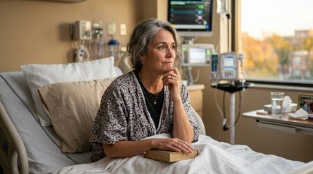 Femme hospitalisée après une grippe A compliquée