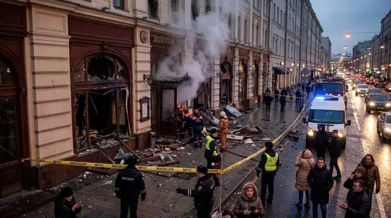 Explosion dans un restaurant huppé de Moscou : trois morts, dont la femme suspectée d&rsquo;avoir posé la bombe