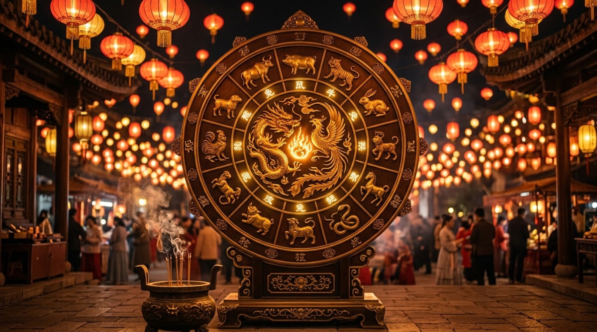 Femme dans une ambiance mystique évoquant l'horoscope chinois du 13 août 2026