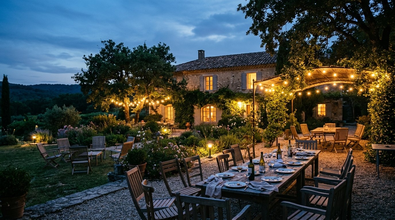 Maison de campagne après une fête de famille dans la Somme