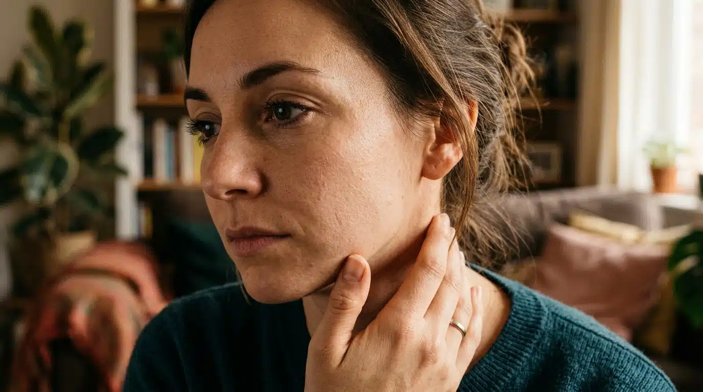 Gros plan sur l'œil et la peau d'une personne