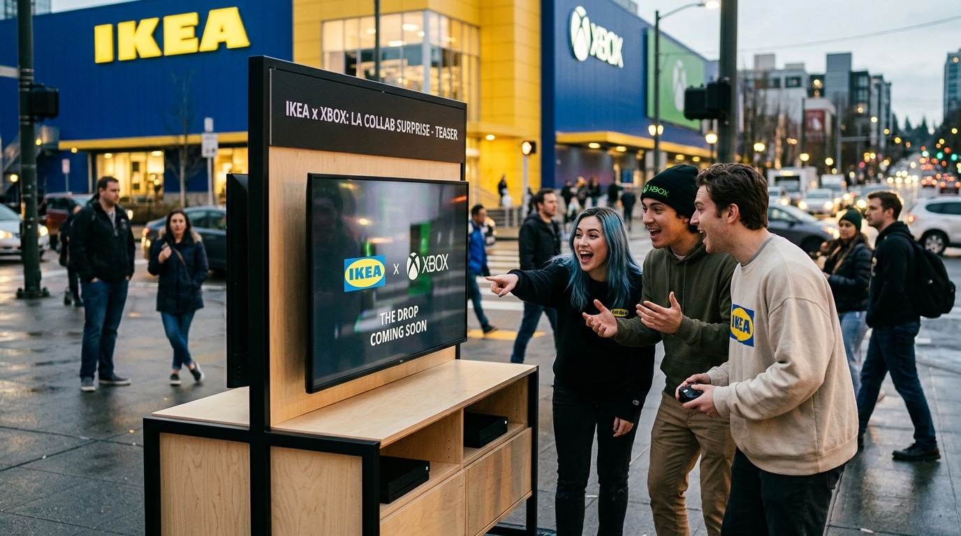 Ikea et Xbox préparent une collab surprise : la vidéo teaser qui rend les gamers dingues