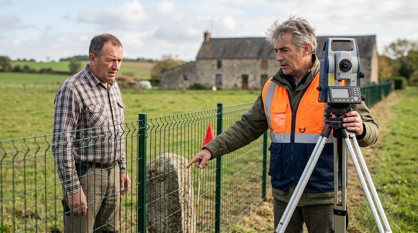 Il a posé sa clôture selon le cadastre au centimètre près : le géomètre révèle pourquoi ça ne prouve rien
