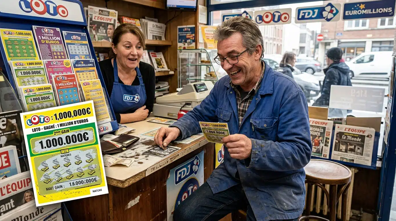 Il gratte un ticket à 1 million de dollars, en achète un second et rafle encore le gros lot