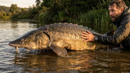 Il vit en Europe depuis 250 millions d'années : ce poisson d'eau douce dépasse les 7 mètres et la tonne et demie