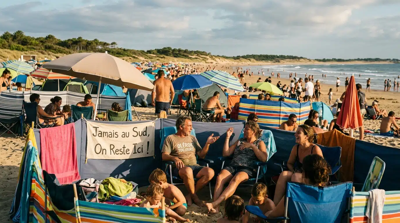 « Jamais au sud » : sur l'île d'Oléron, les vacanciers refusent obstinément de changer de camp