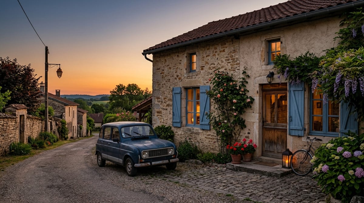 Maison de village louée par le gérant en Bresse