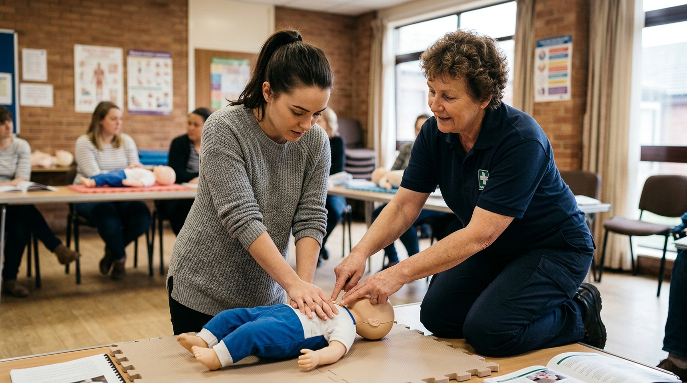 Formation aux premiers secours pédiatriques pour parents