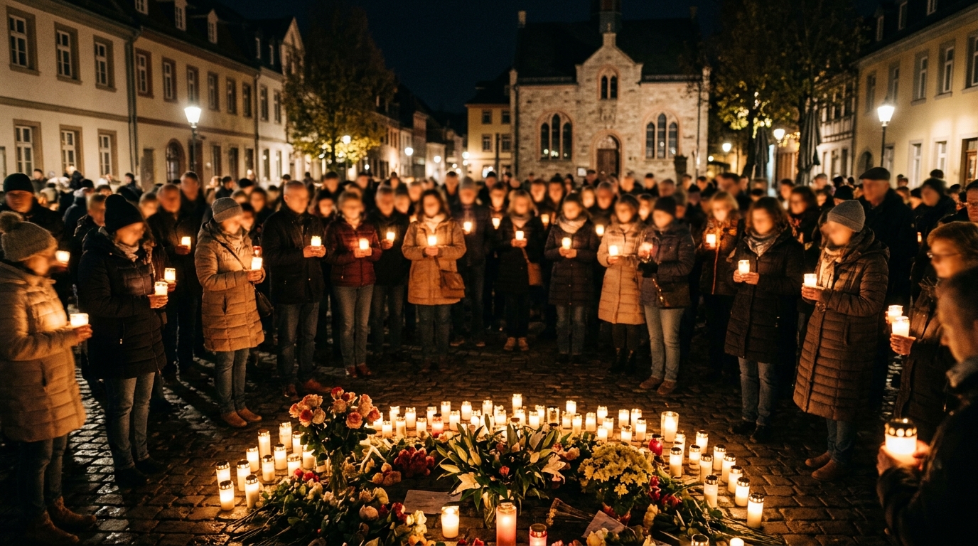 Veillée aux bougies en hommage aux enfants disparus