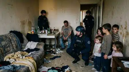 Metz : le RAID débarque chez un père alcoolisé, 7 enfants découverts dans un appartement infesté de cafards