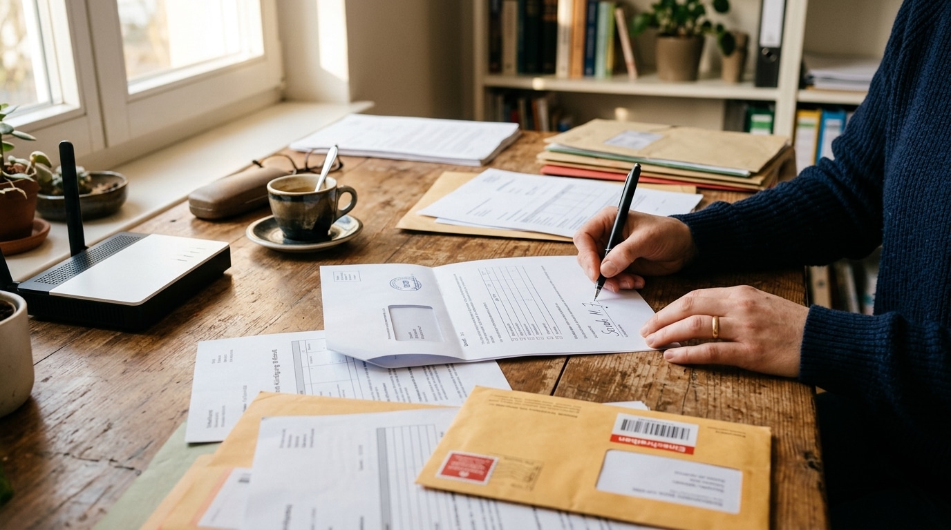 Envoi d'une lettre recommandée de résiliation de contrat