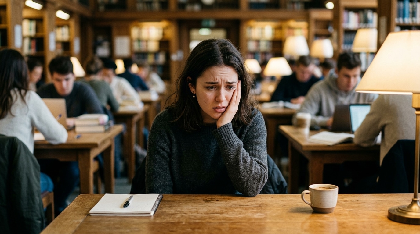 Étudiante réalise le vol de son ordinateur à la bibliothèque