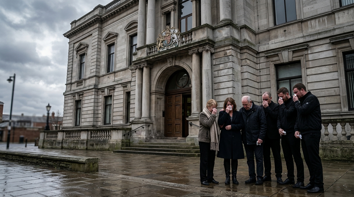 Familles endeuillées devant le tribunal de Hull