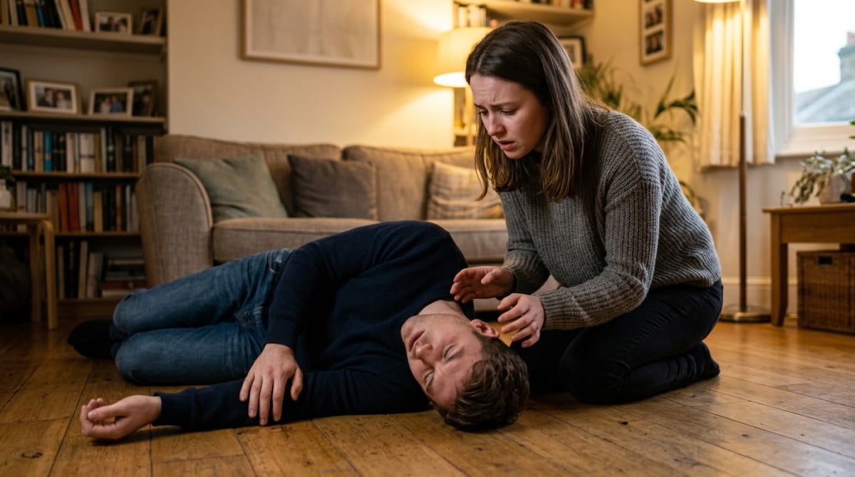 Personne portant secours lors d'une crise convulsive à domicile