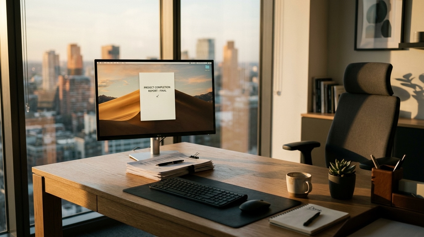 Bureau symbolisant la traque de la taupe enfin résolue