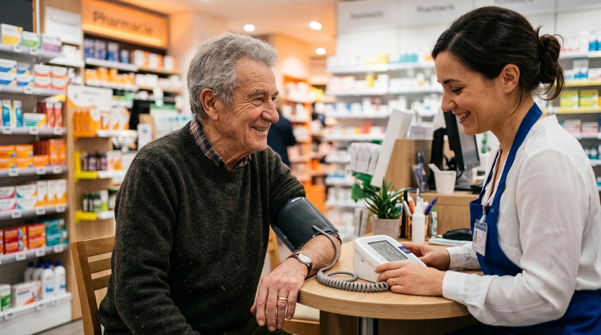 Prise de tension gratuite chez le pharmacien