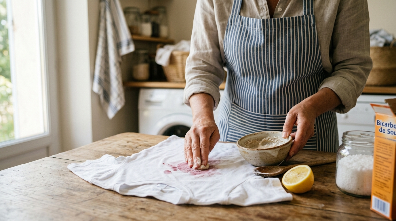 Rentrée : ce résidu de cuisine remplace la lessive détachante sur les taches tenaces