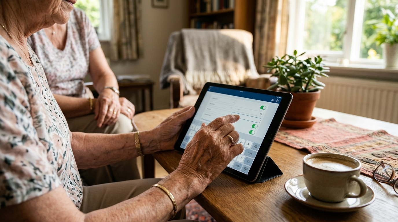 Mise à jour du RIB retraite sur tablette