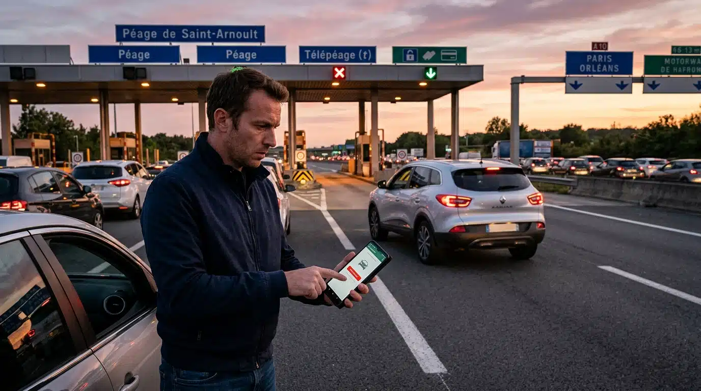 Sa voiture volée fonce vers le péage : il coupe le moteur à distance depuis son téléphone