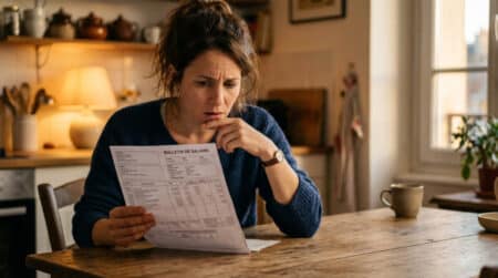 Salarié inquiet consultant sa fiche de paie