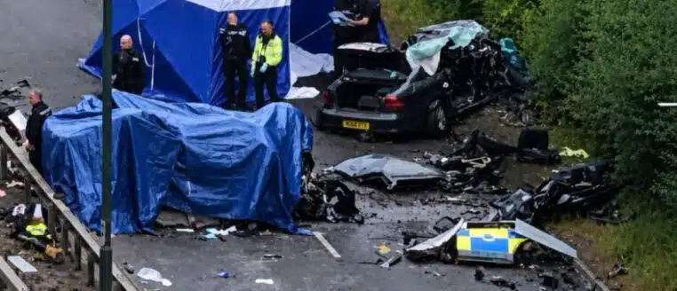 Angleterre : cette collision frontale sur l&rsquo;A66 fait 7 morts dont 2 policiers en pleine course-poursuite