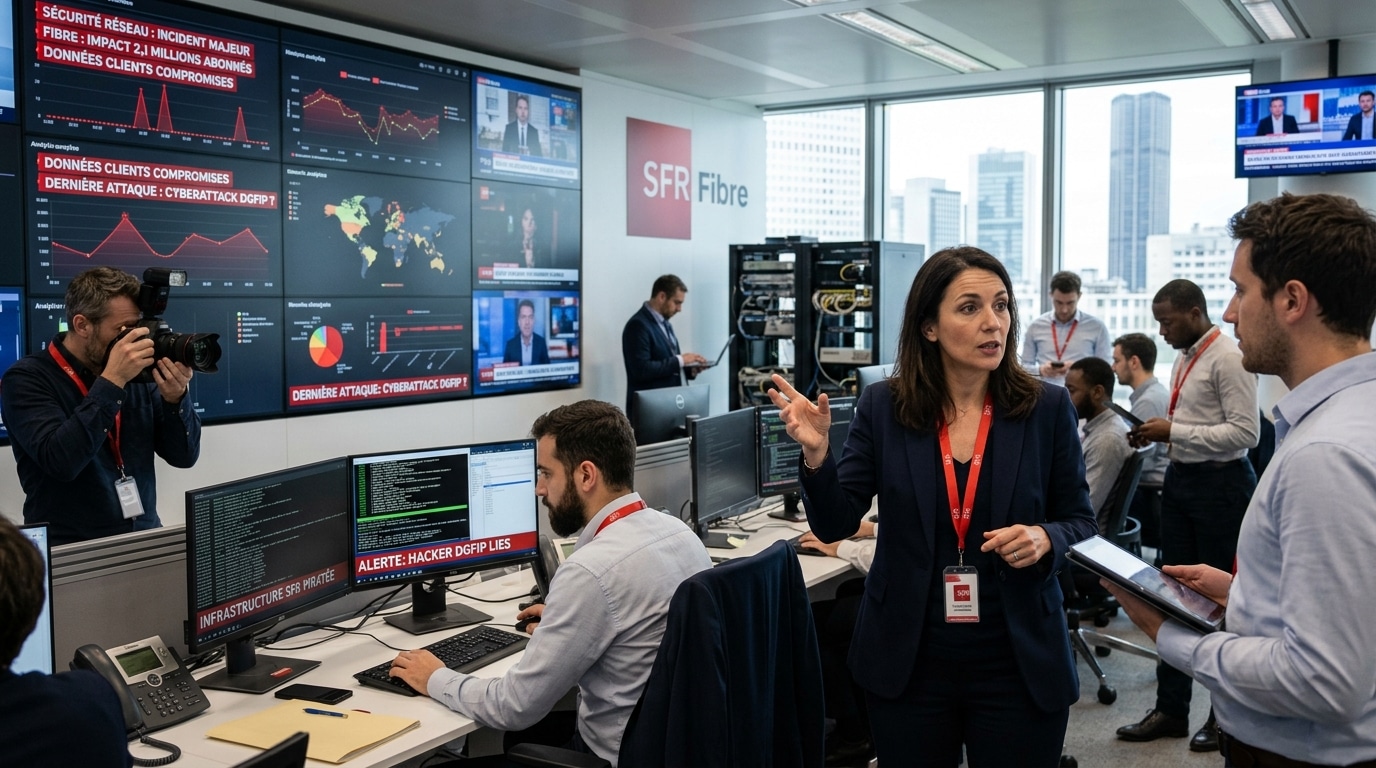 SFR piraté : 2,1 millions d'abonnés fibre touchés, le hacker de la DGFiP encore derrière l'attaque