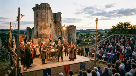 Spectacle amateur au Puy du Fou dans les années 1980