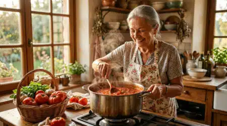 Trop de tomates au potager : l'erreur de cuisson qui rend la sauce acide, et le geste des grand-mères qui l'évite sans stérilisateur