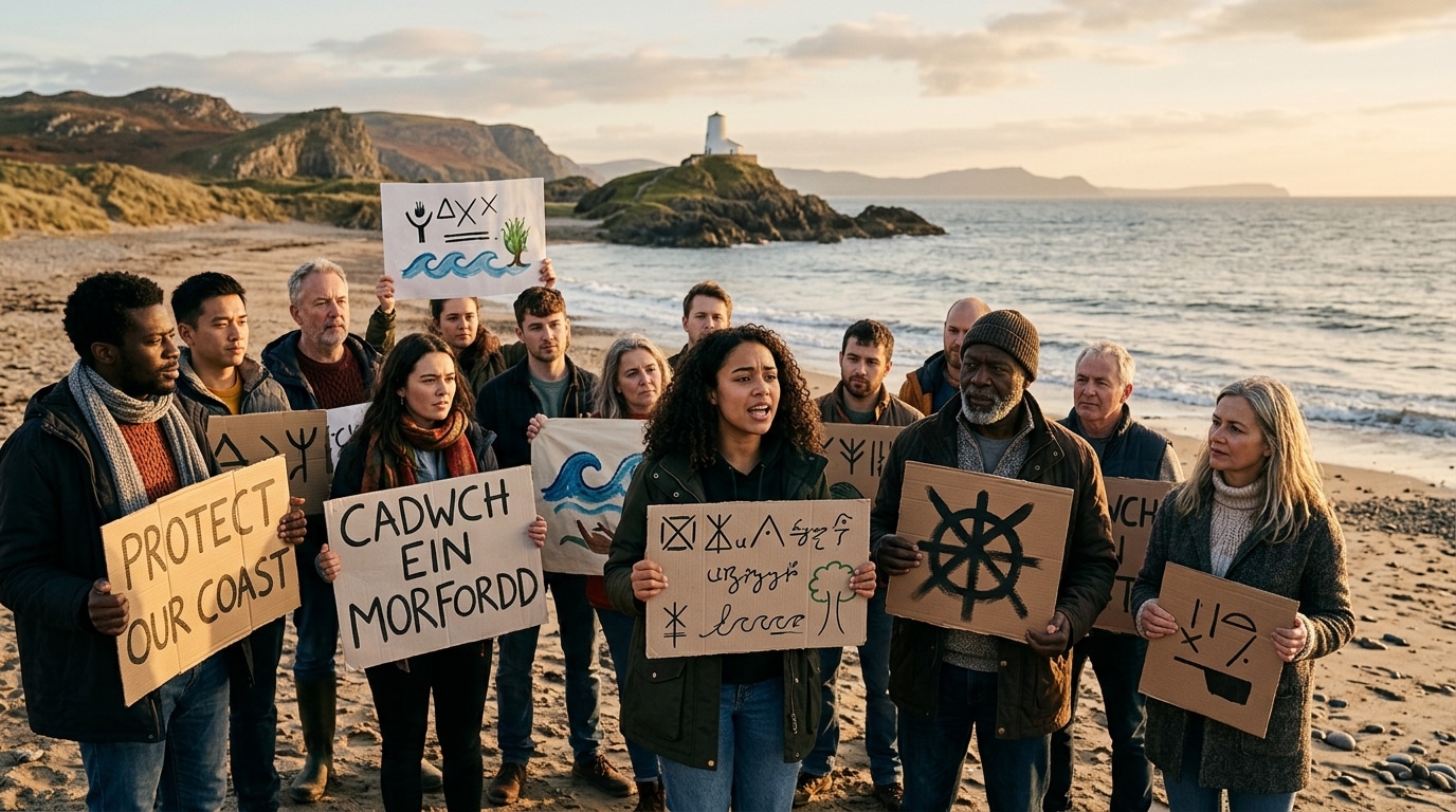 Fans rassemblés pour protéger la plage de Dobby