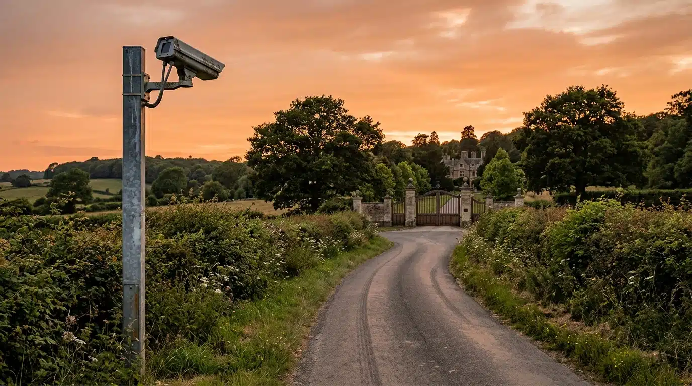 Caméra de surveillance routière ayant confondu l'alibi de June Miles