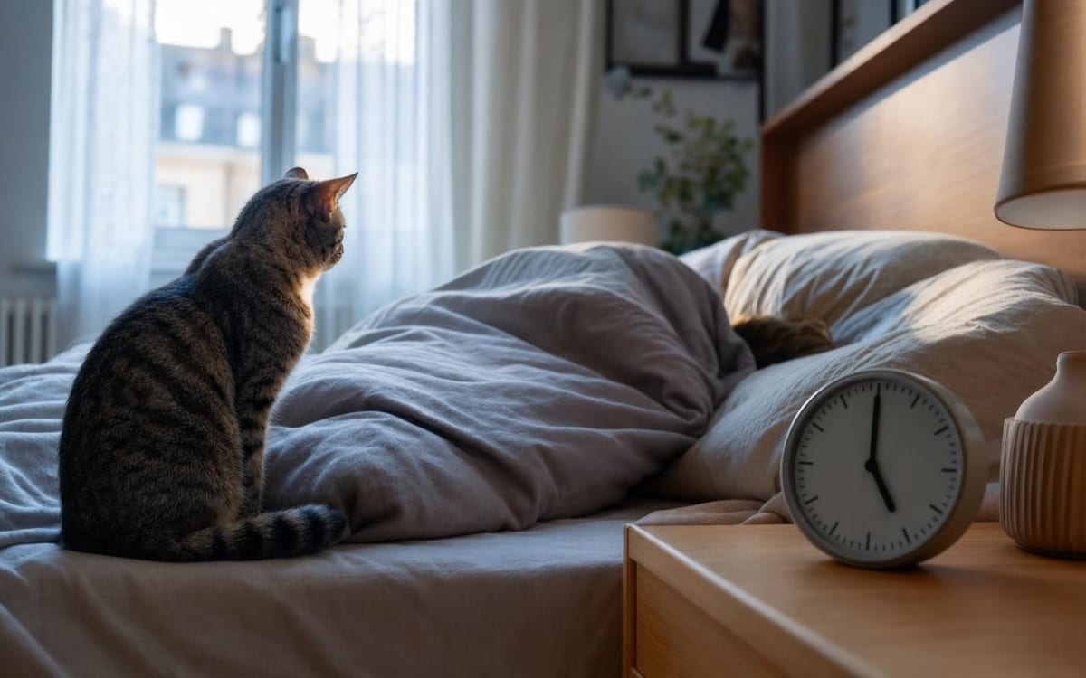 Votre chat vous réveille à 5 heures pile chaque matin ? La vraie raison n'est pas la faim