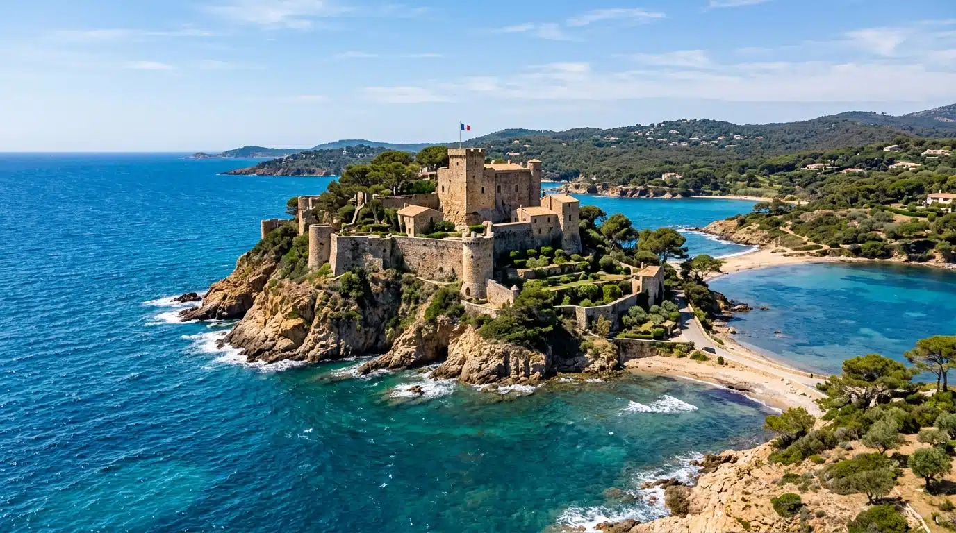 Fort de Brégançon, résidence d'été présidentielle dans le Var