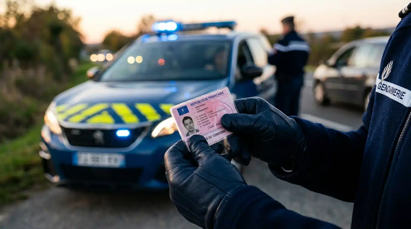 Permis de conduire retenu par un gendarme