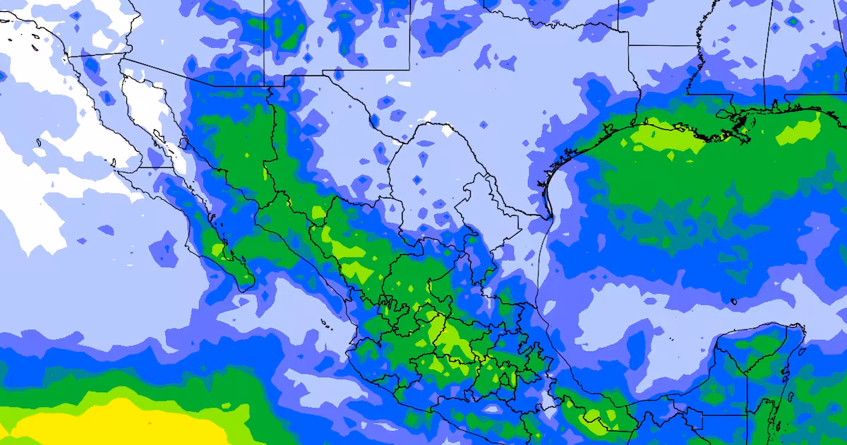 48 heures de déluge au Mexique : jusqu'à 150 mm de pluie, grêle et rafales à 70 km/h annoncés
