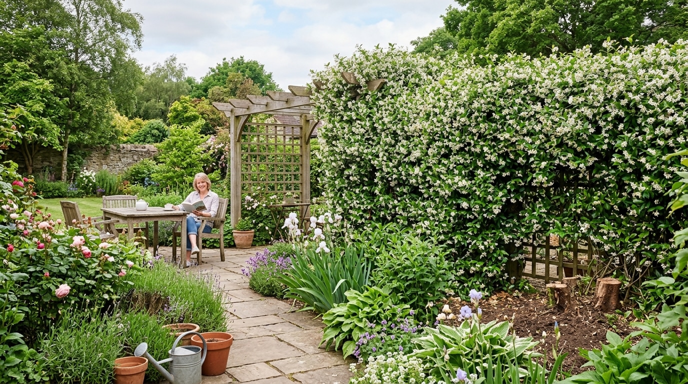 Adieu les haies de thuyas : cette grimpante parfumée referme le jardin dès le printemps