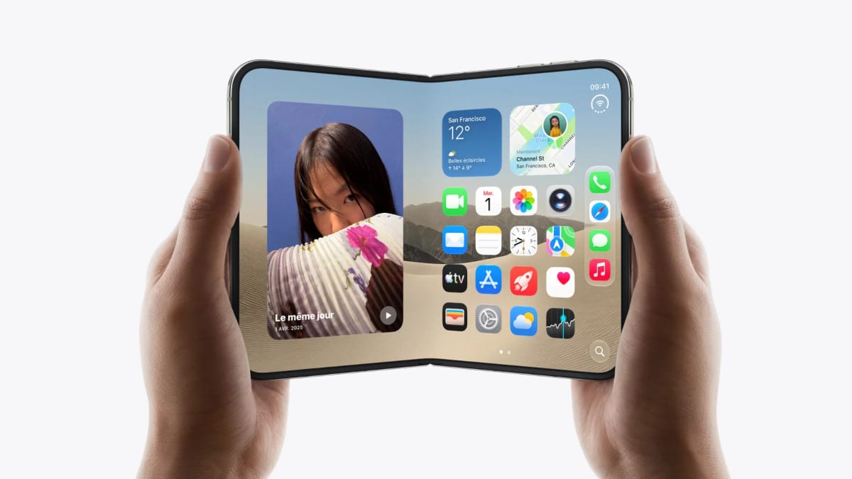 Apple dévoile l'iPhone Duo, son premier pliant : écran géant, sortie en octobre et prix à 2 339 €