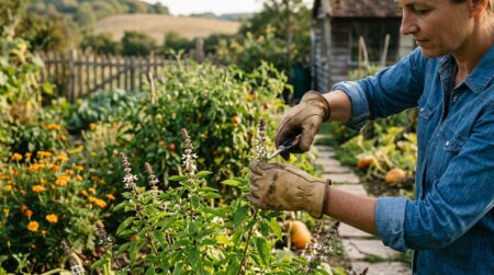 Basilic en fleur en septembre : le geste que 90% des jardiniers oublient avant les premières gelées