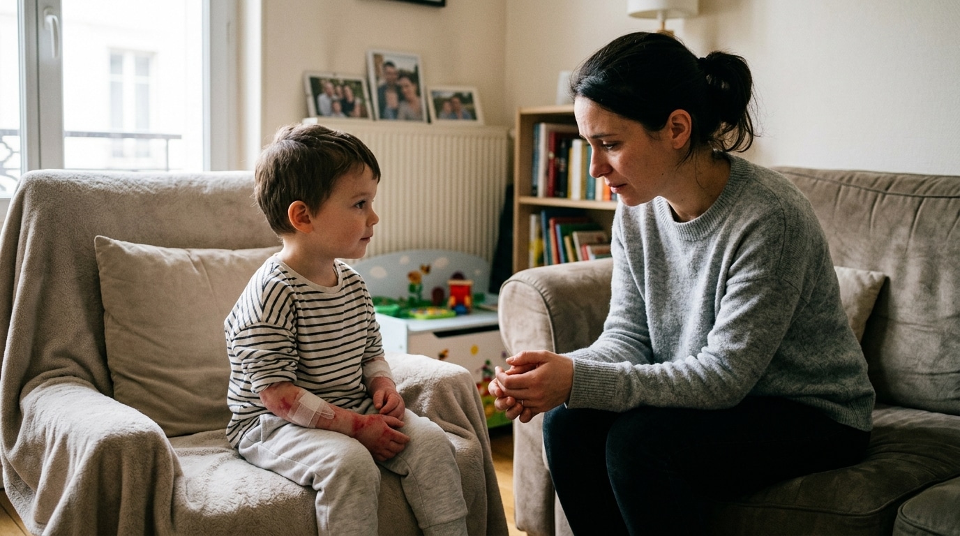 Ce petit garçon né avec la peau qui se déchire au moindre contact ne peut pas être pris dans les bras de sa mère