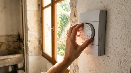 Cadran de programmation d'un chauffe-eau électrique