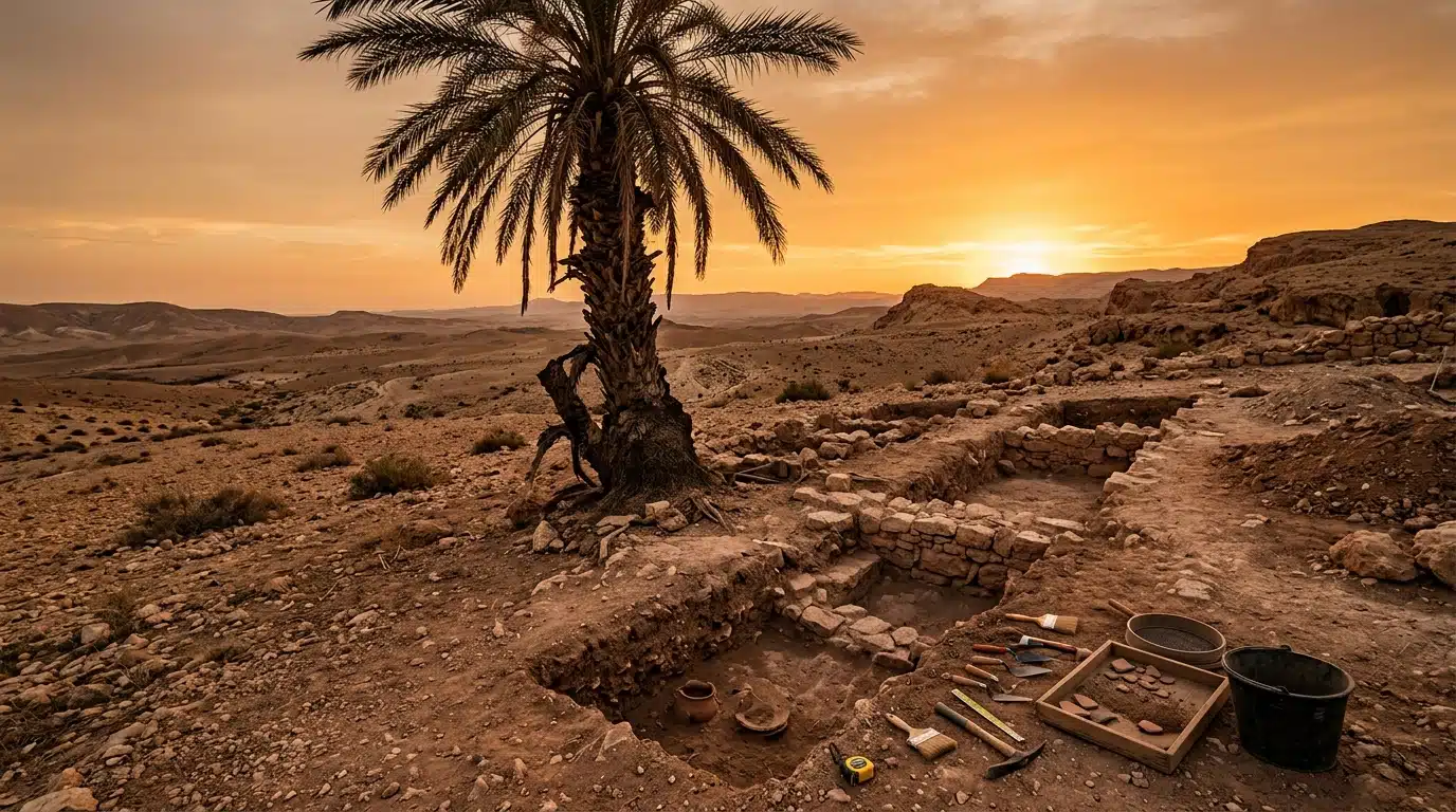 Dattier ancien issu d'une graine biblique germée en Israël