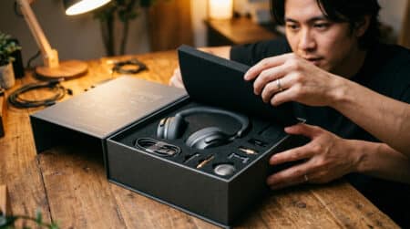 Démontage d'un casque à réduction de bruit premium