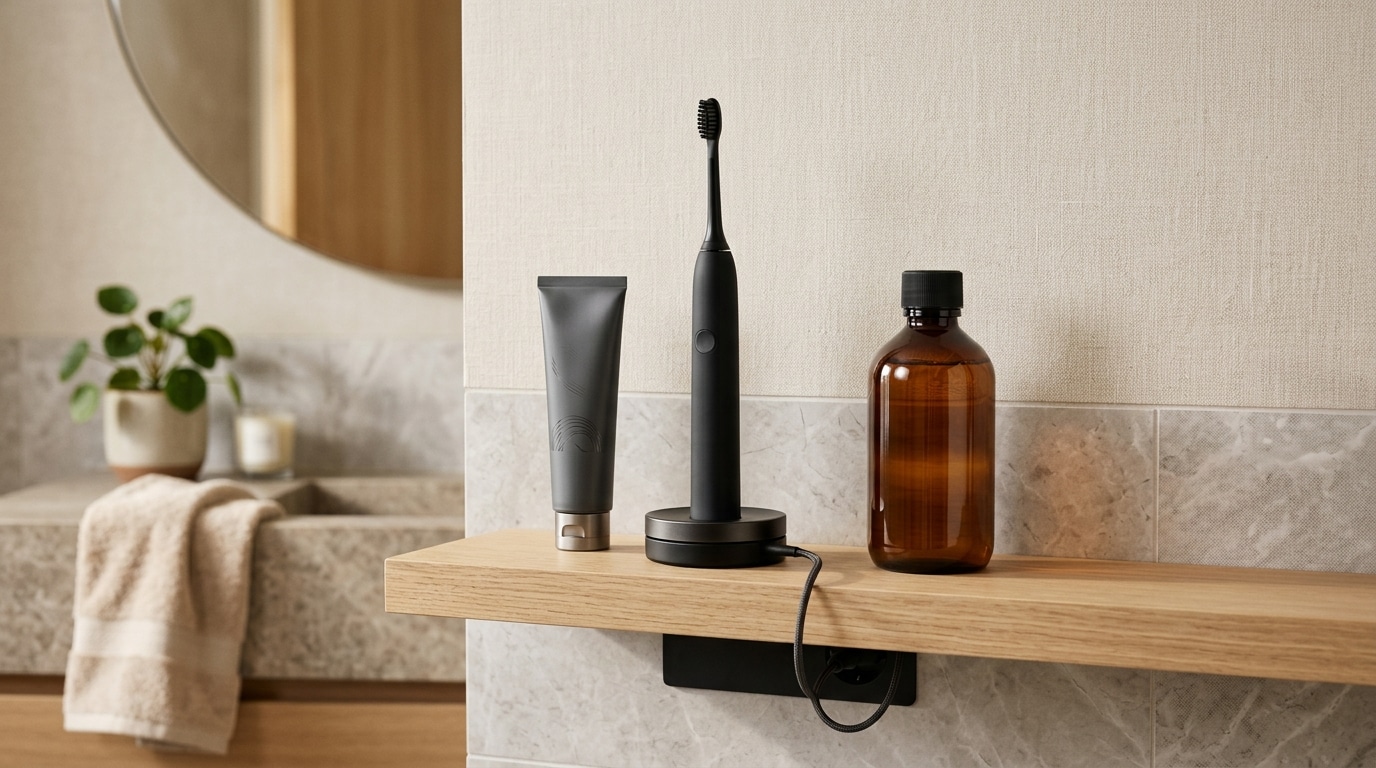 Brosse à dents et produits d'hygiène dentaire assortis