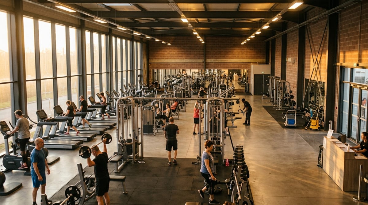 Editorial press photograph illustrating: Un abonnement de salle de sport coûte 30 € par mois : voici