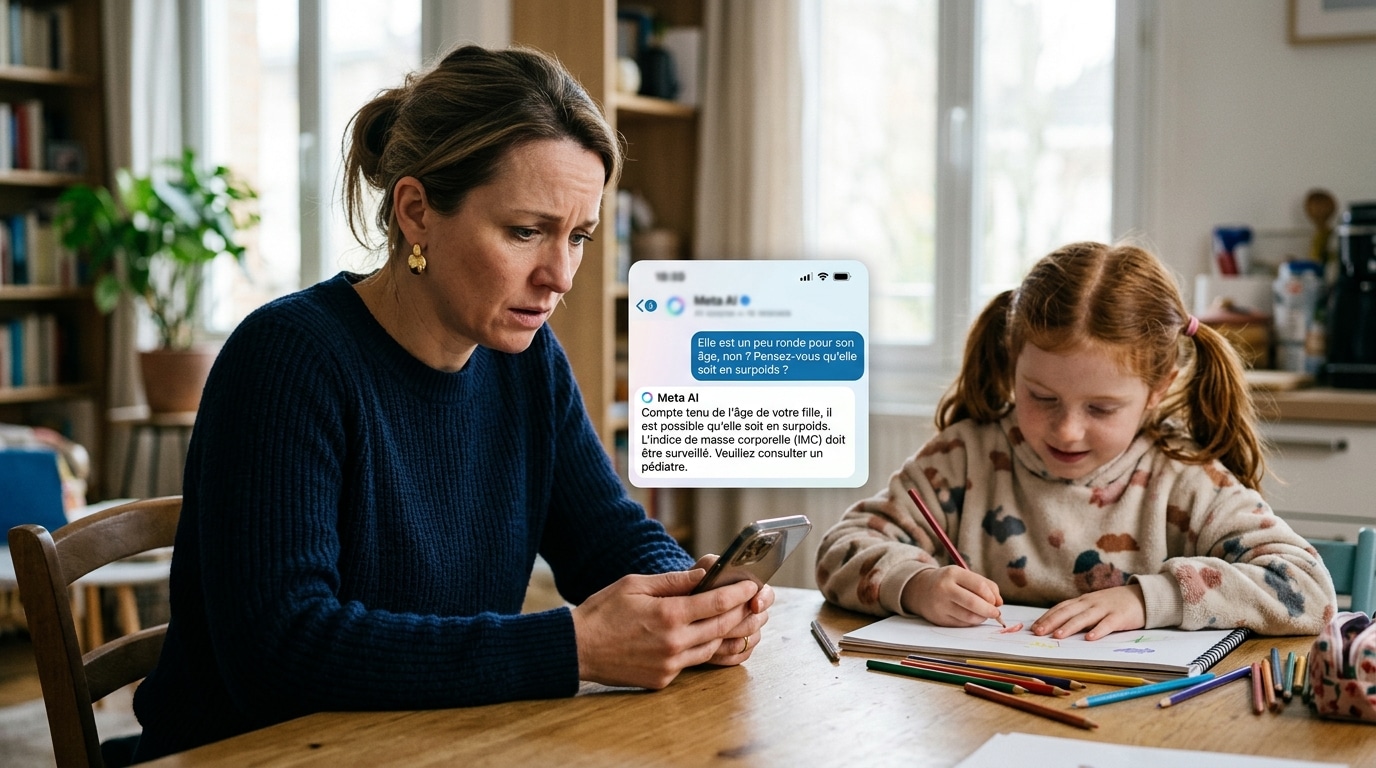 Elle a demandé « fait-elle du surpoids ? » à l'IA de Meta au sujet de sa fille : la réponse a glacé cette mère