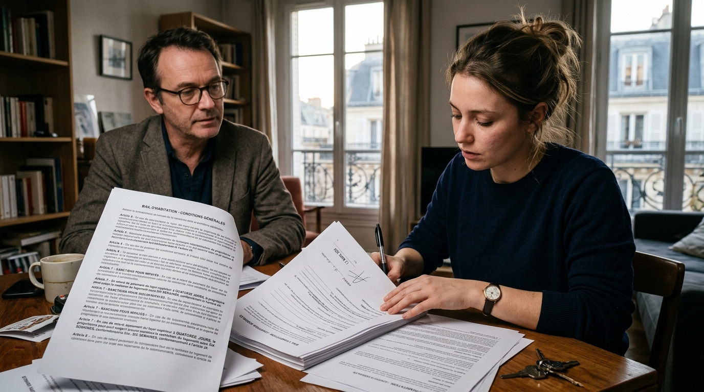 Elle signe son bail sans lire une clause : au premier loyer en retard, six semaines à peine